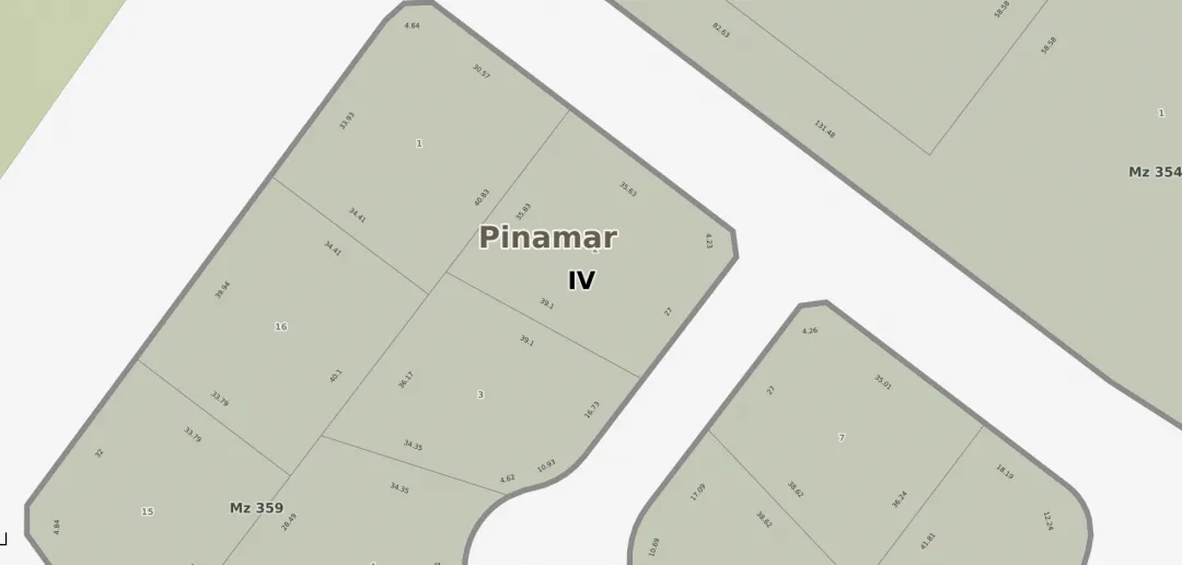 En Cariló | Lotes de Extensión Urbana ( manzana 359 lote 14)