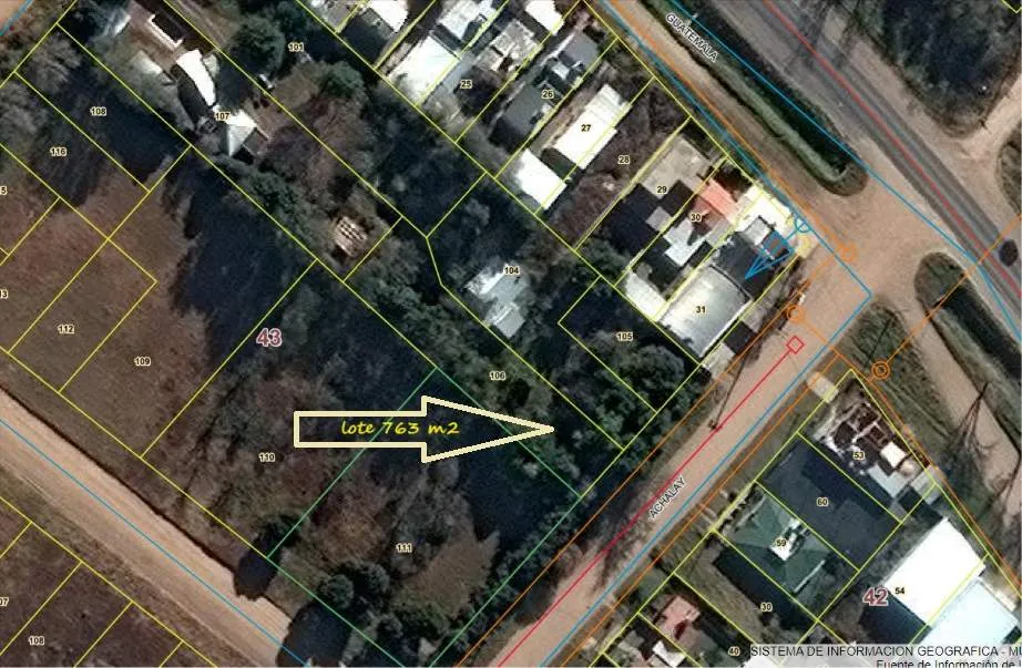 Lote Baldío en Venta - calle Achalay 1951 - Dimensión 763 M2