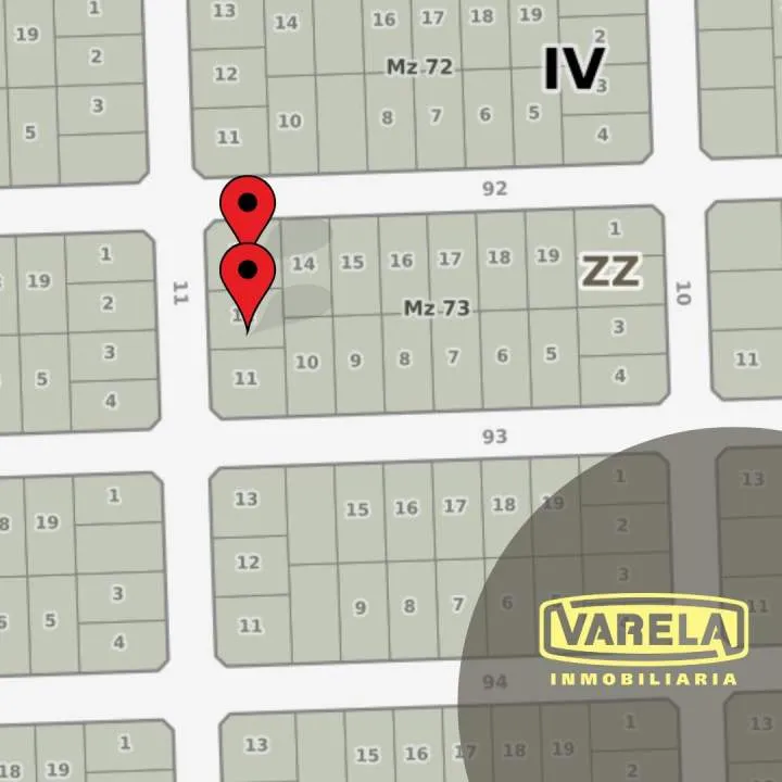 2 LOTES CALLE 11 Y 92