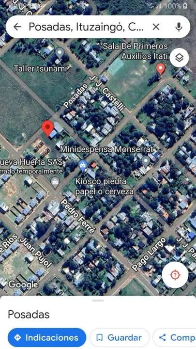 Terreno en venta sobre calle Posadas casi Pedro Ferre
