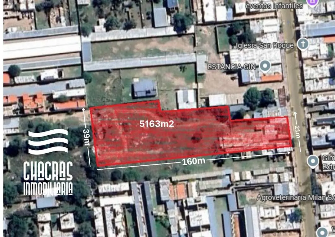 Terreno. 5.163 m2 céntricos