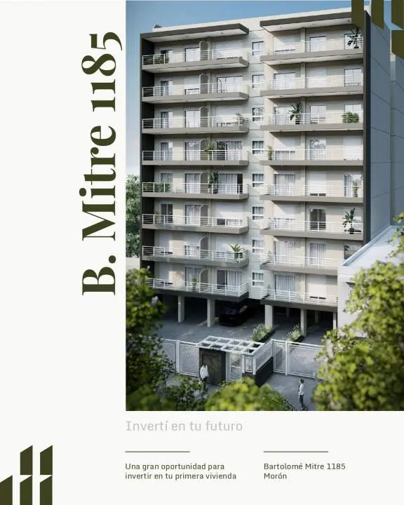 Departamento 3 amb en pozo en Moron - Constructora Clamaco