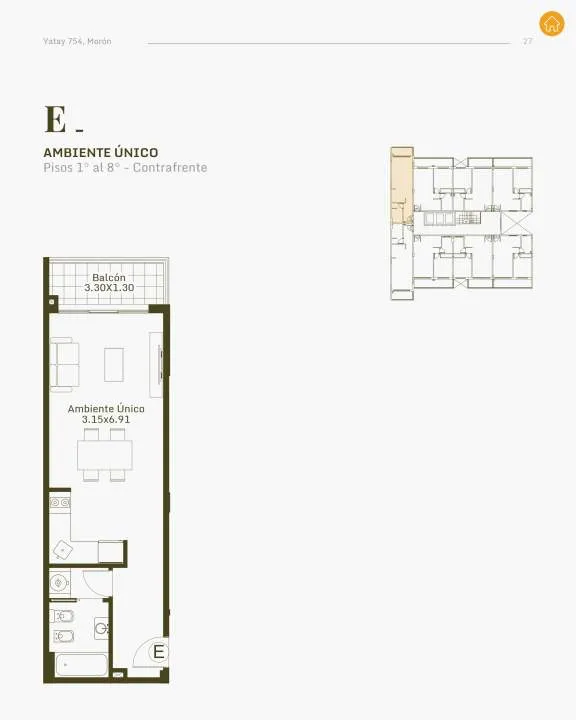 Departamentos en Pozo en Moron - Constructora Clamaco