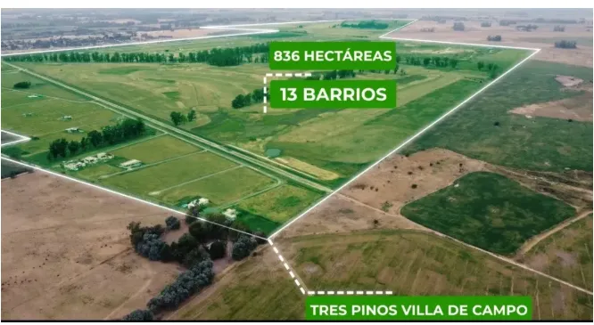 Lote en venta - Tres pinos - General Rodriguez (1867 m²)