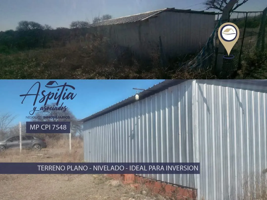 VENTA Terrenos CON GALPÓN – Villa San ISIDRO, SANTA MARÍA, Córdoba