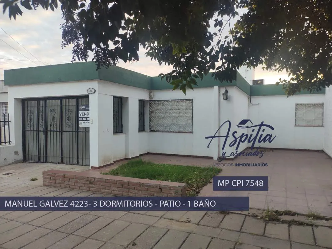 ALQUILER Casa de 3 Dormitorios en Poeta Lugones Córdoba - amoblada