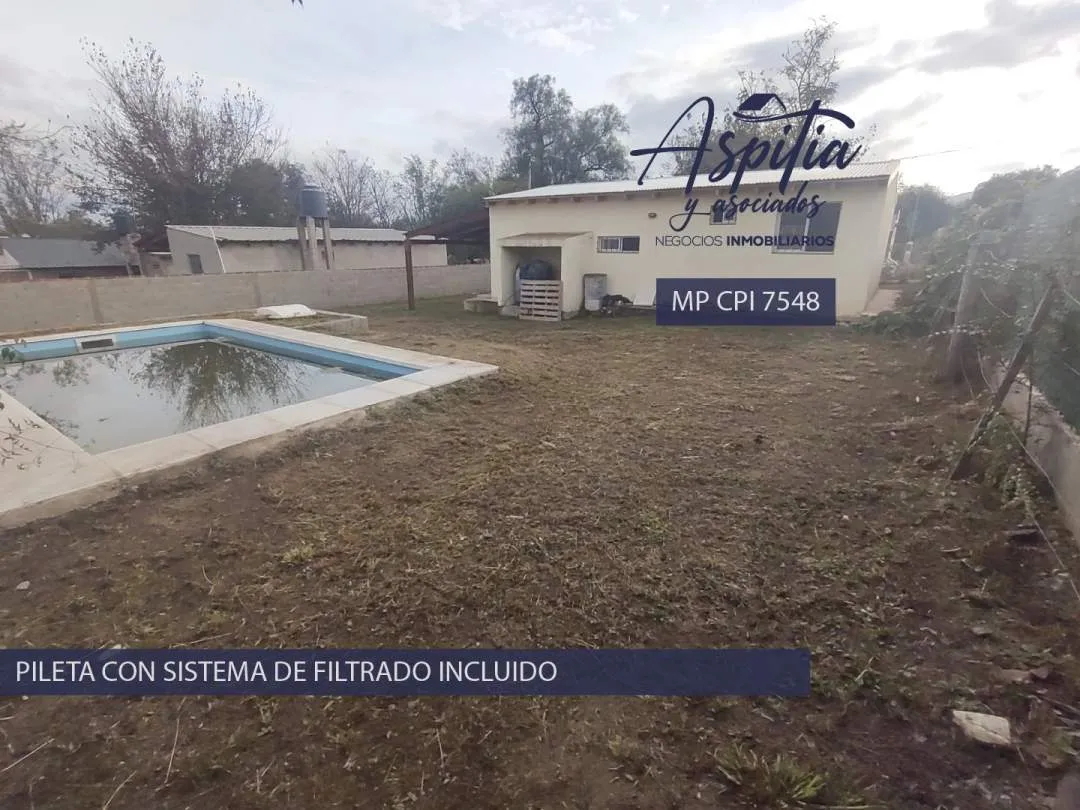 VENTA – Casa de 2 Dormitorios – COMUNA SAN ROQUE PUNILLA CÓRDOBA