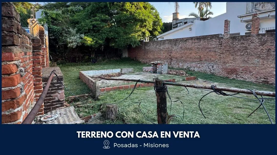 VENTA de Terreno s/ Av. Blas Parera-Posadas
