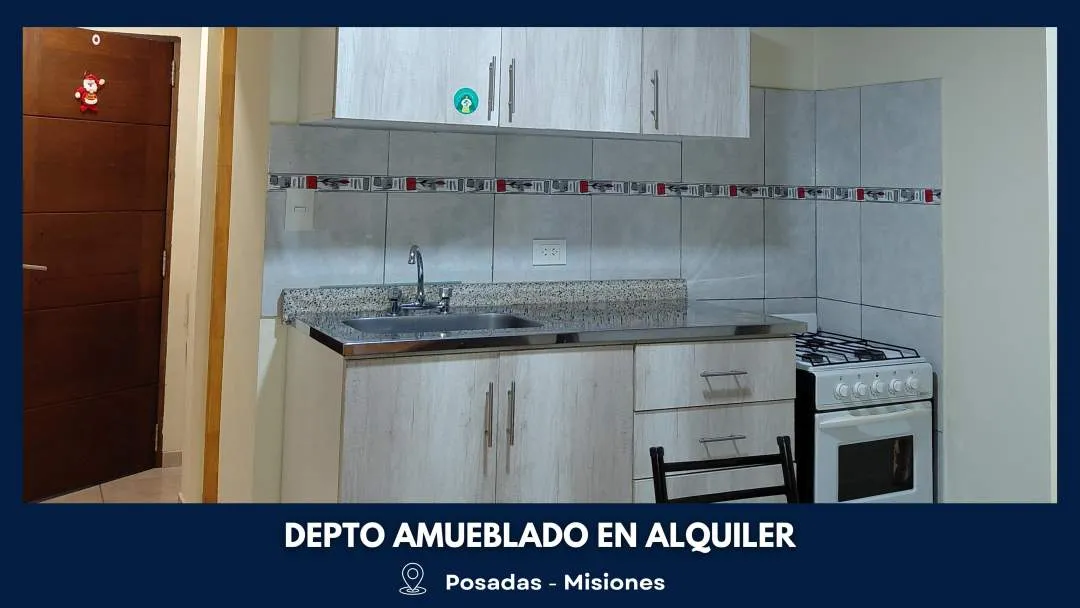 ALQUILER de DEPTO AMUEBLADO