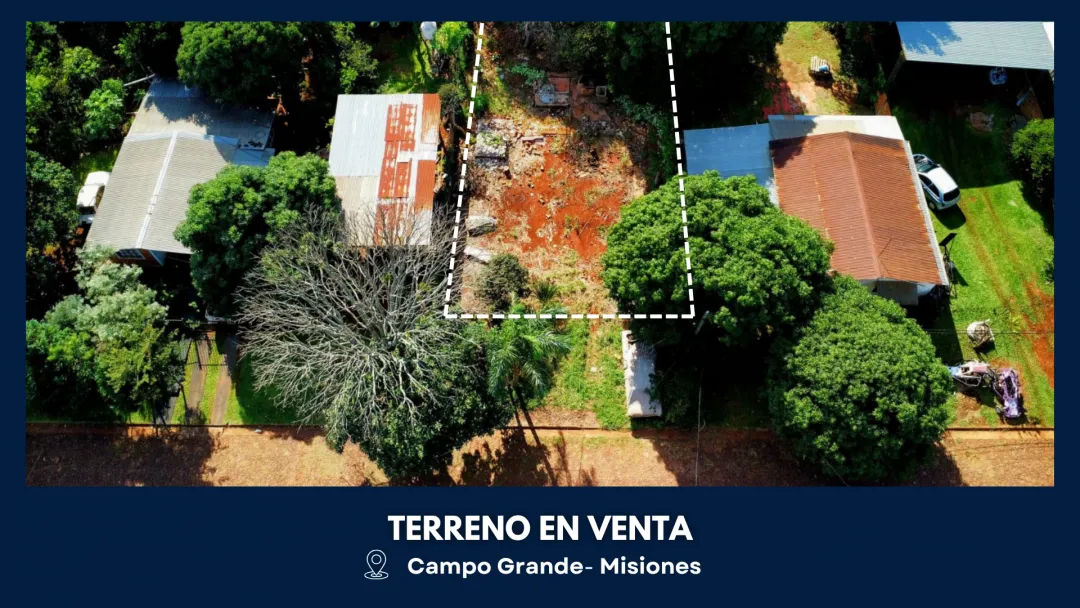 AMPLIO TERRENO EN VENTA. LISTO PARA ESCRITURAR UBICADO EN CAMPO GRANDE.