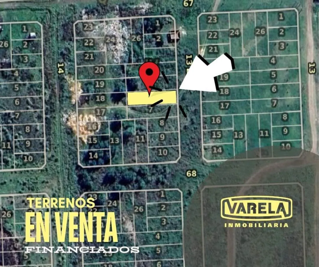 TRES (3) LOTE BALDÍOS FINANCIADOS