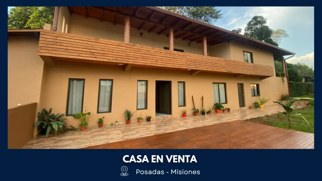 CASA 2 Plantas en VENTA (Zona Rio Uruguay - Mnes)