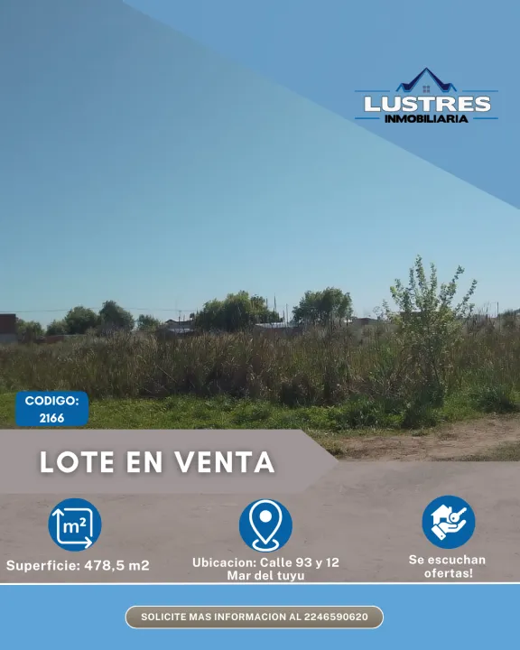 Terreno Lote  En Venta En Mar Del Tuyú, Costa Atlántica, Buenos Aires