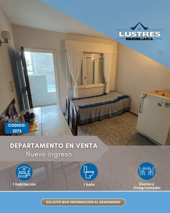 Departamento 2 ambientes en venta - Santa Teresita