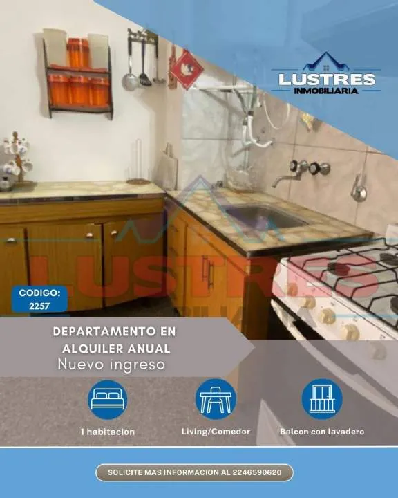 ALQUILER ANUAL, Departamento  En Santa Teresita, Costa Atlántica, Buenos Aires