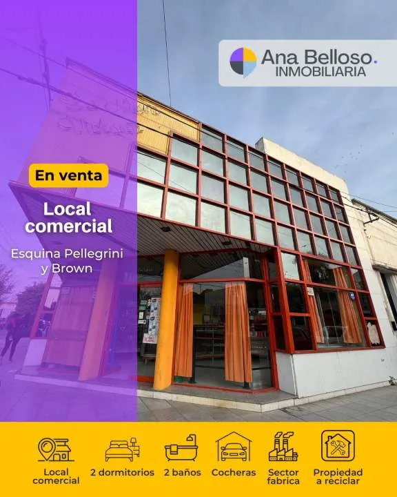 LOCAL COMERCIAL + OFICINA + SECTOR FABRICA
