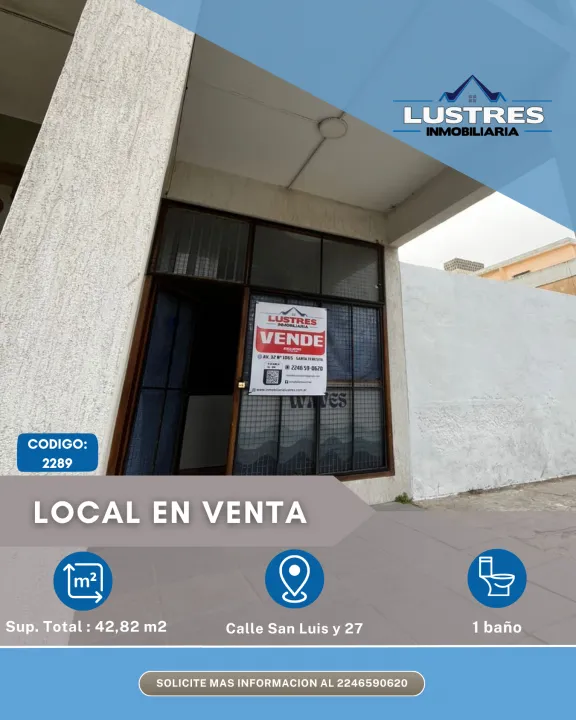 Local en venta Santa Teresita – excelente ubicación sobre calle de alto tránsito