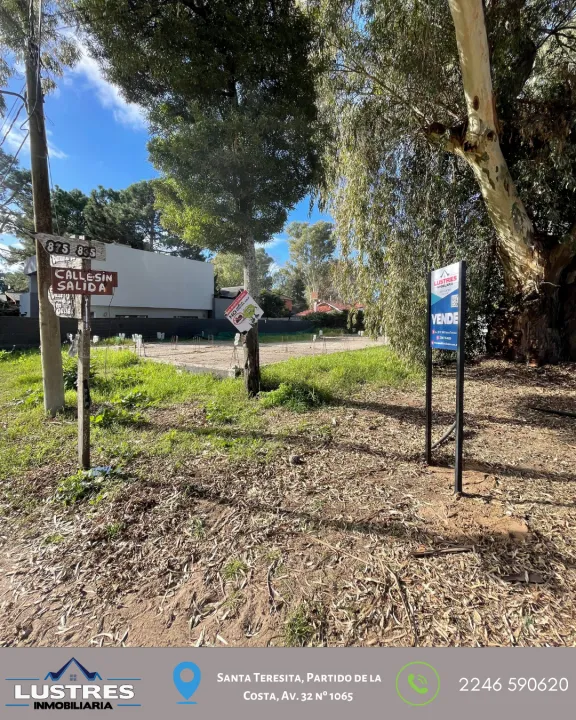 Lote en venta barrio golf , Santa Teresita