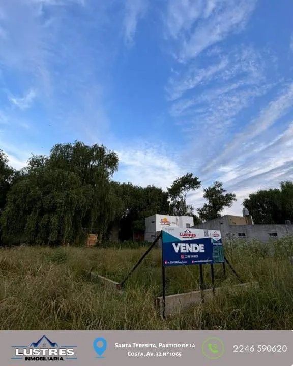 Lotes por unidad en Santa Teresita, excelente oportunidad!