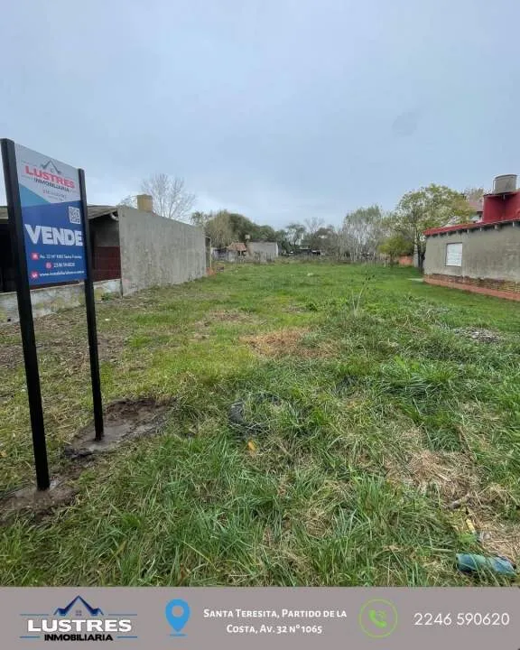 Lotes en venta, en bloque o por unidad, Santa Teresita