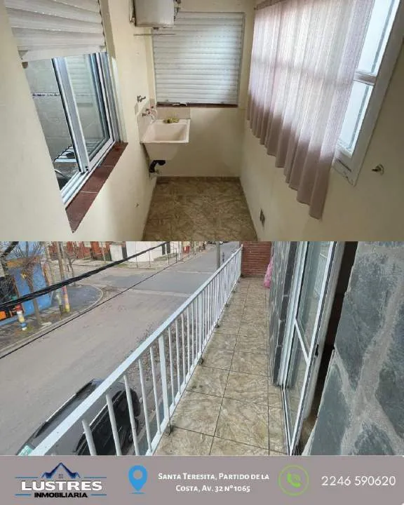Departamento en venta 3 ambientes , Santa Teresita