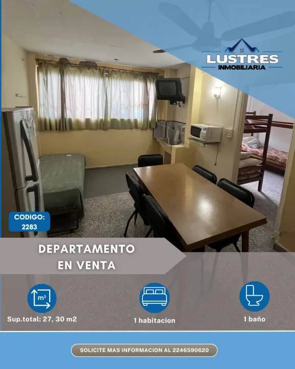 Departamento 2 ambientes en venta - Santa Teresita