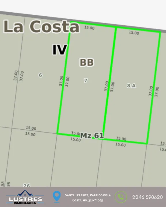 Lotes contiguos en venta en Costa del Este