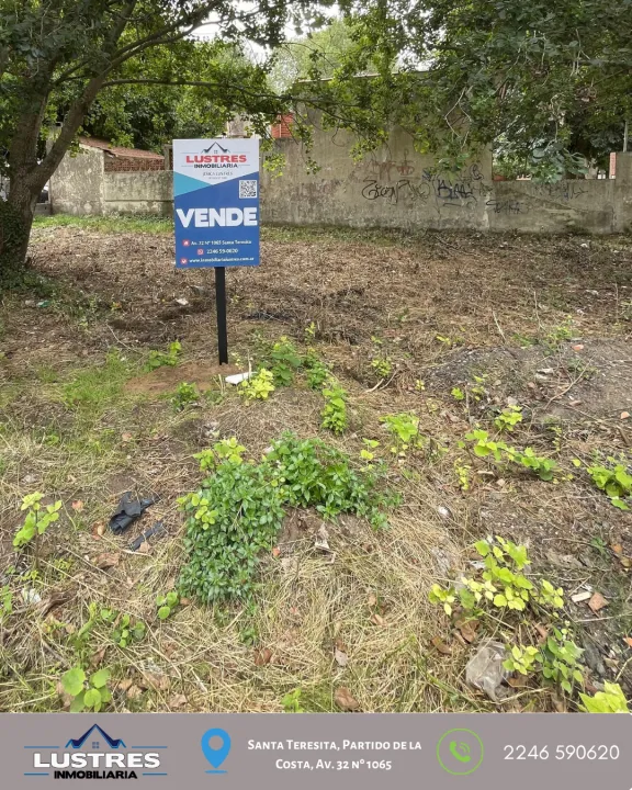 LOTE EN VENTA, BARRIO PARQUE GOLF SANTA TERESITA