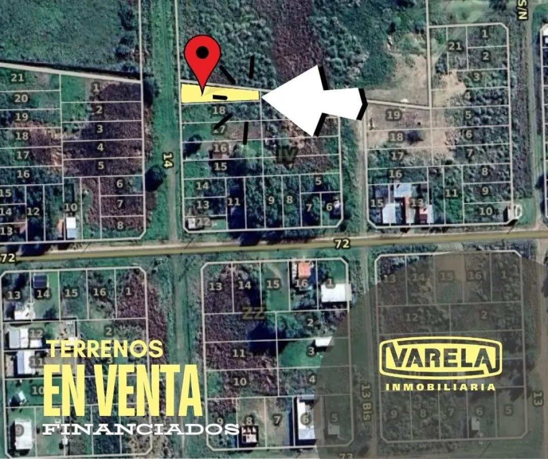 TRES (3) LOTES BALDÍOS FINANCIADOS