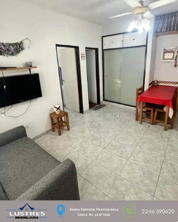 DEPARTAMENTO EN PLENO CENTRO EN VENTA, SANTA TERESITA