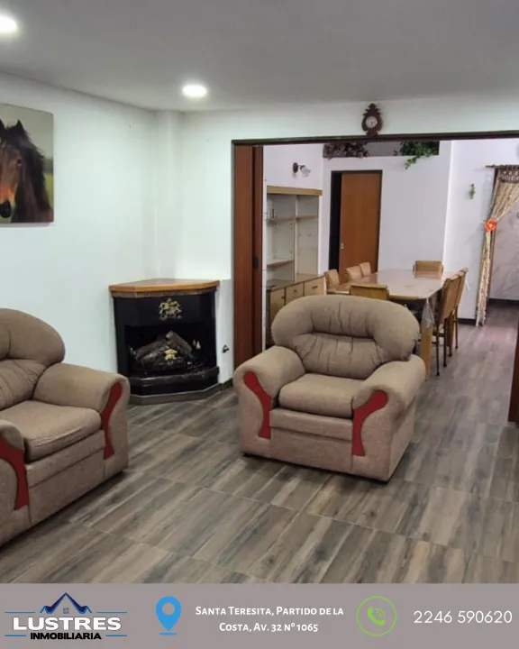 CASA CON 3 HABITACIONES EN VENTA, SANTA TERESITA