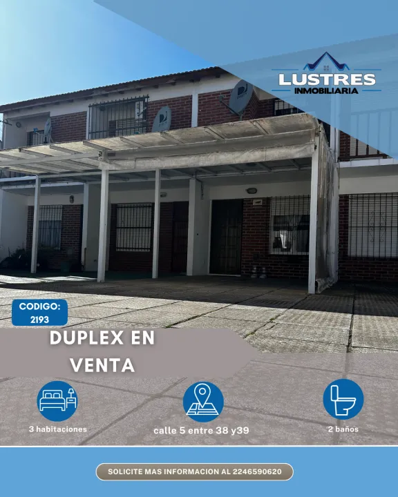 DUPLEX EN VENTA, SANTA TERESITA