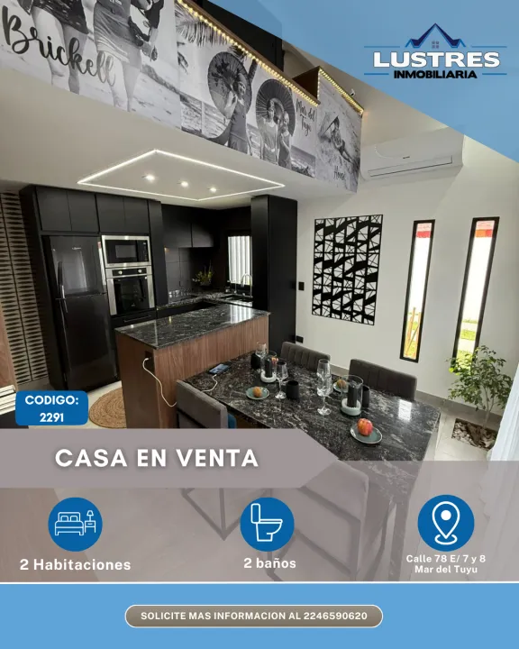 VENTA PH TIPO CASA , MAR DEL TUYU