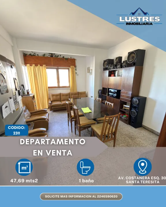DEPARTAMENTO 2 AMBIENTES EN VENTA