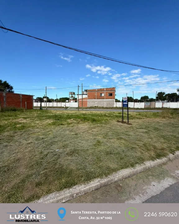 Oportunidad lote en venta, Santa Teresita