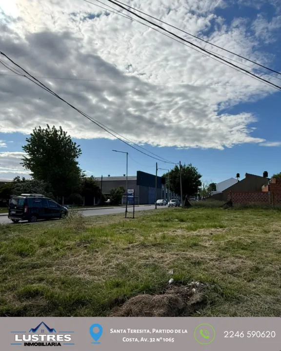 Oportunidad lote en venta, Santa Teresita