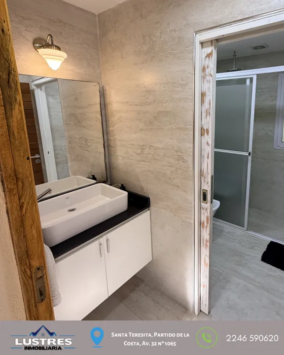 Amplia casa 6 ambientes + lote en Costa del Este