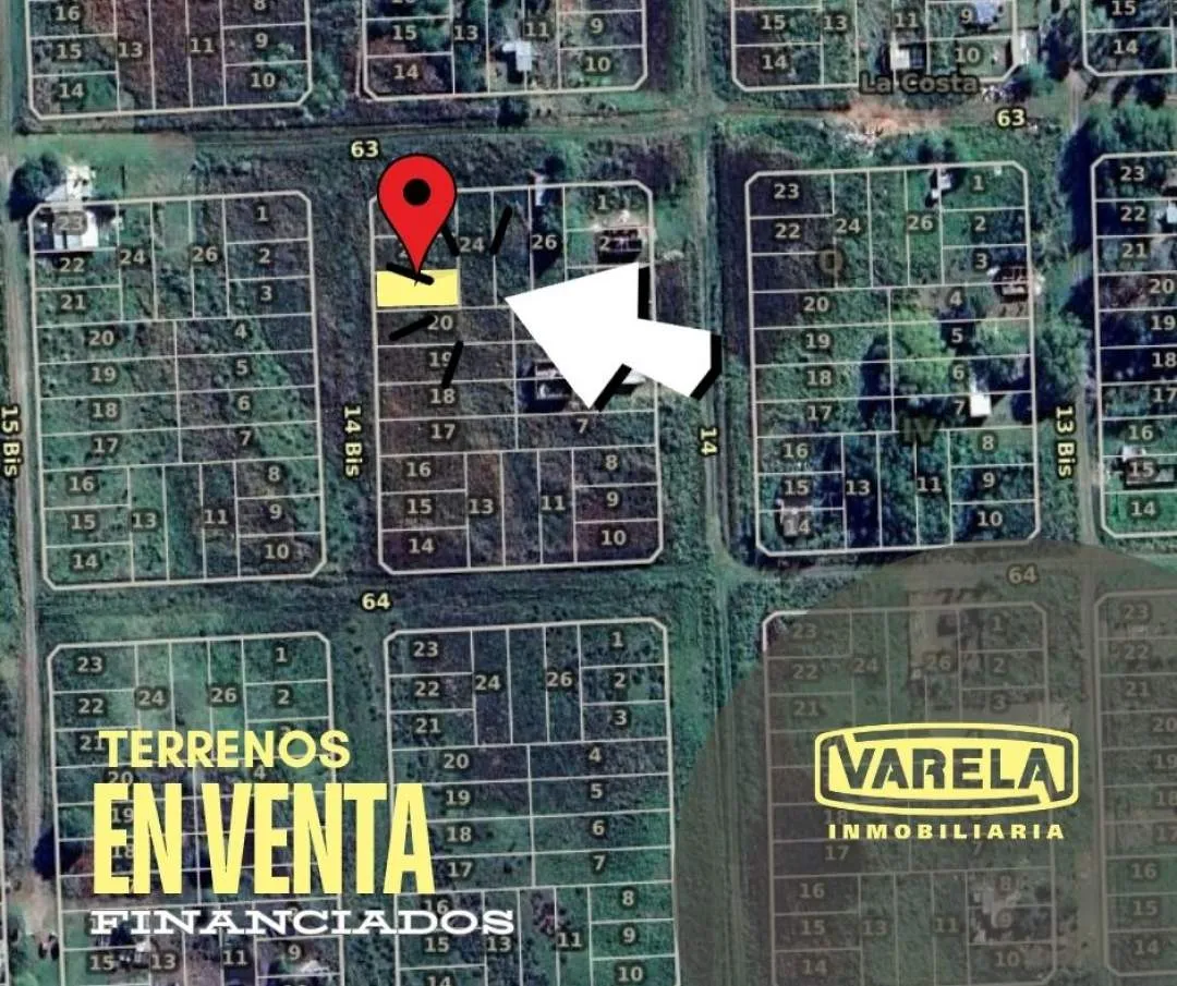 CUATRO (4) LOTES FINANCIADOS