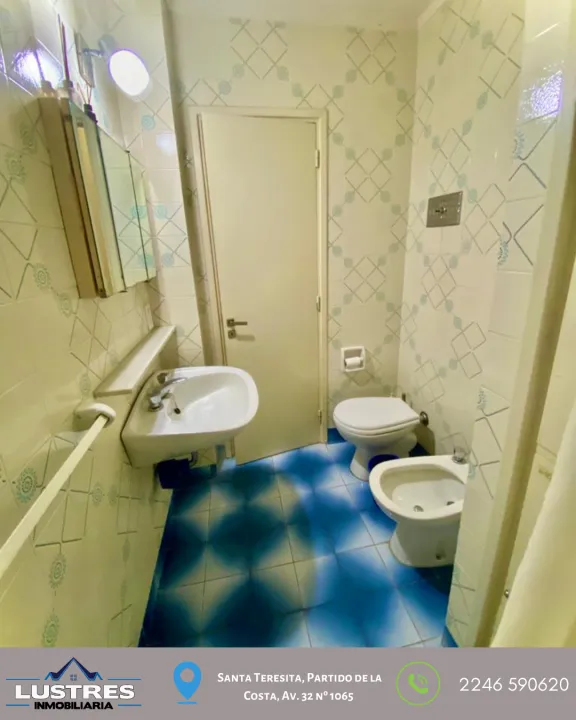 Departamento en venta 3 ambientes, Santa Teresita, a 400 mts de la playa