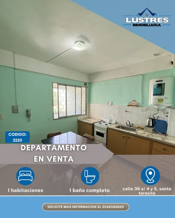 DEPARTAMENTO 2 AMBIENTES EN VENTA