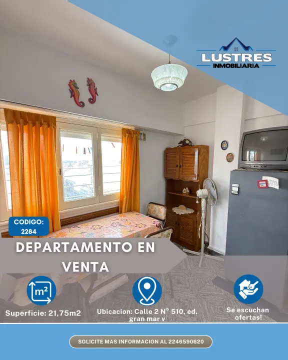 DEPARTAMENTO EN VENTA, SANTA TERESITA