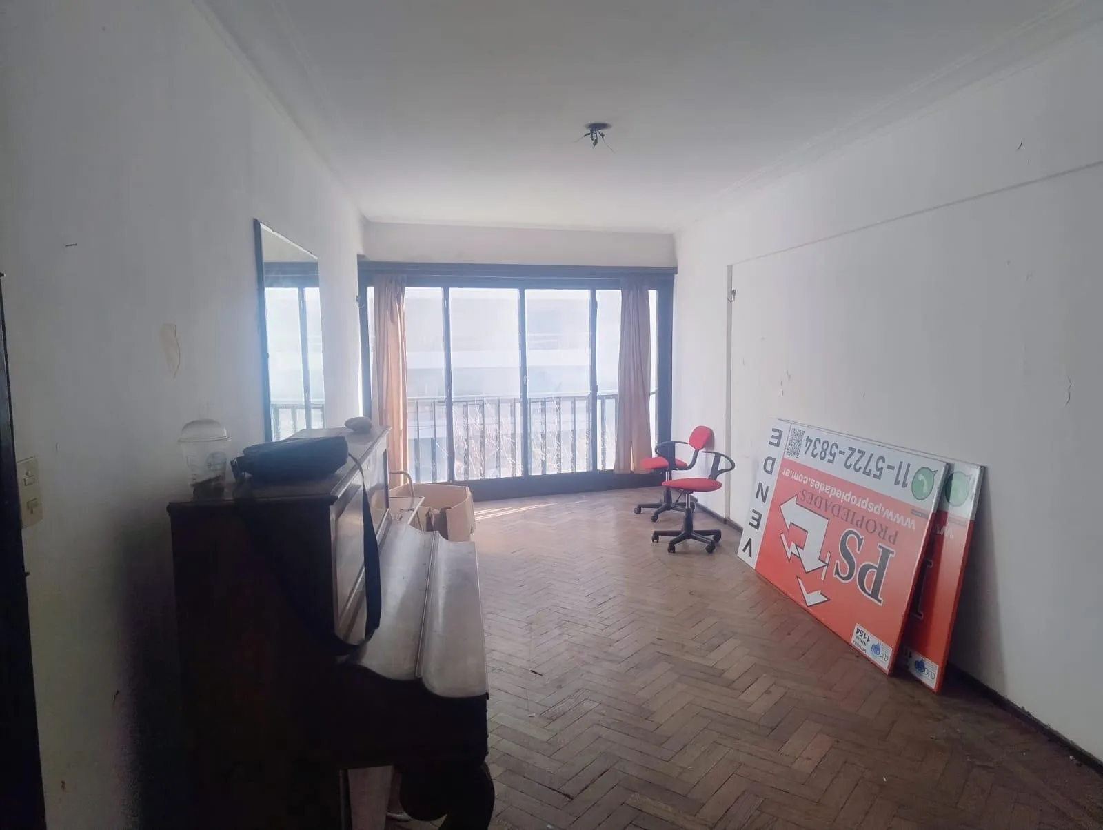 3 ambientes al fte mas dependencia  c balcon  -