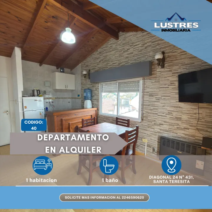 DEPARTAMENTO EN ALQUILER