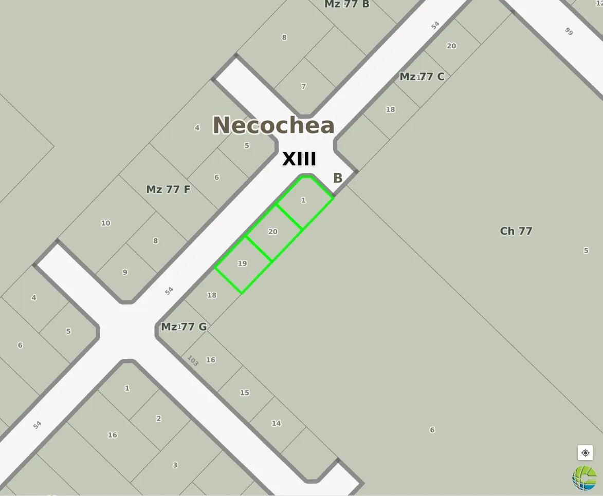 3 Lotes En Necochea                     En Block O Separados!!!