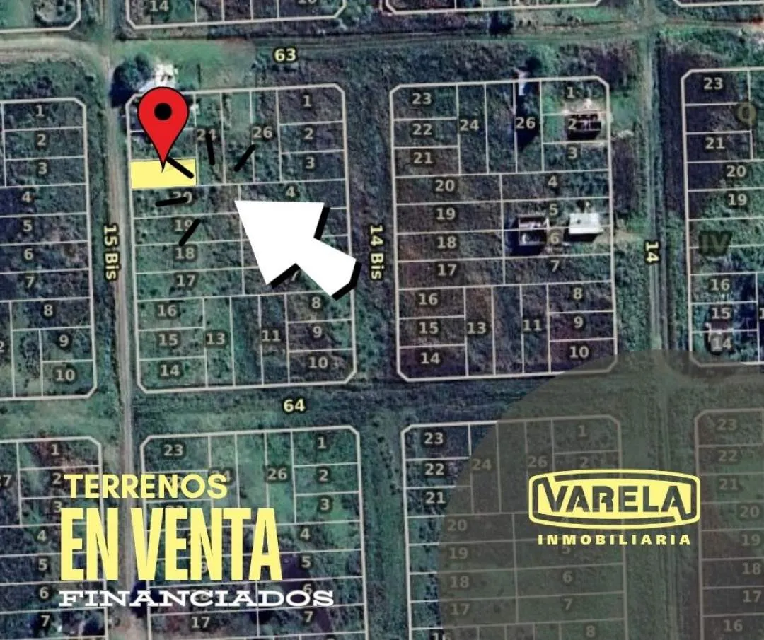 SIETE (7) LOTES BALDÍOS FINANCIADOS