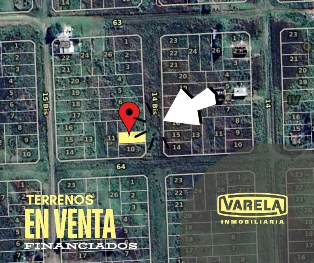 SIETE (7) LOTES BALDÍOS FINANCIADOS