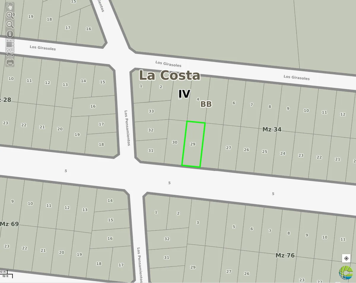 Se Vende Lote De 550m2 En Costa Del Este