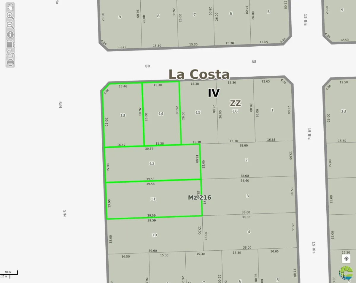 Lotes En Block Sobre Colectora De Mar Del Tuyu