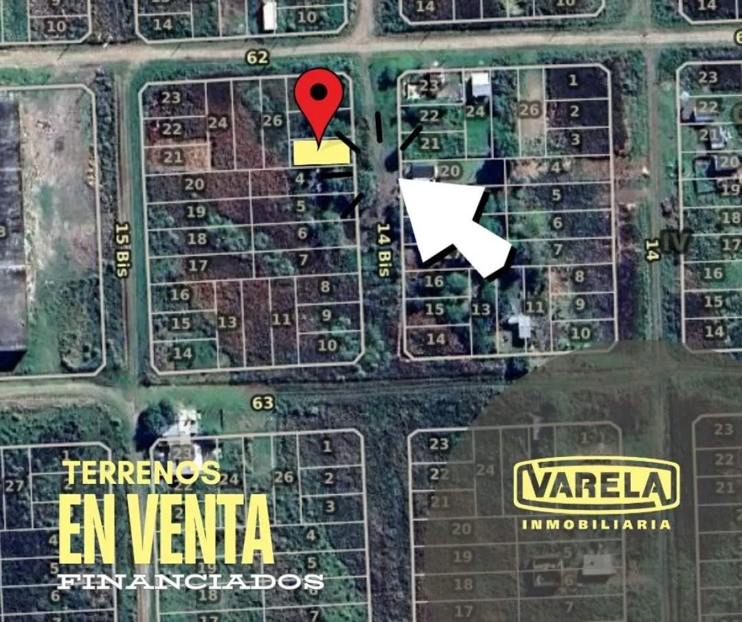 SIETE (7) LOTES BALDÍOS FINANCIADOS