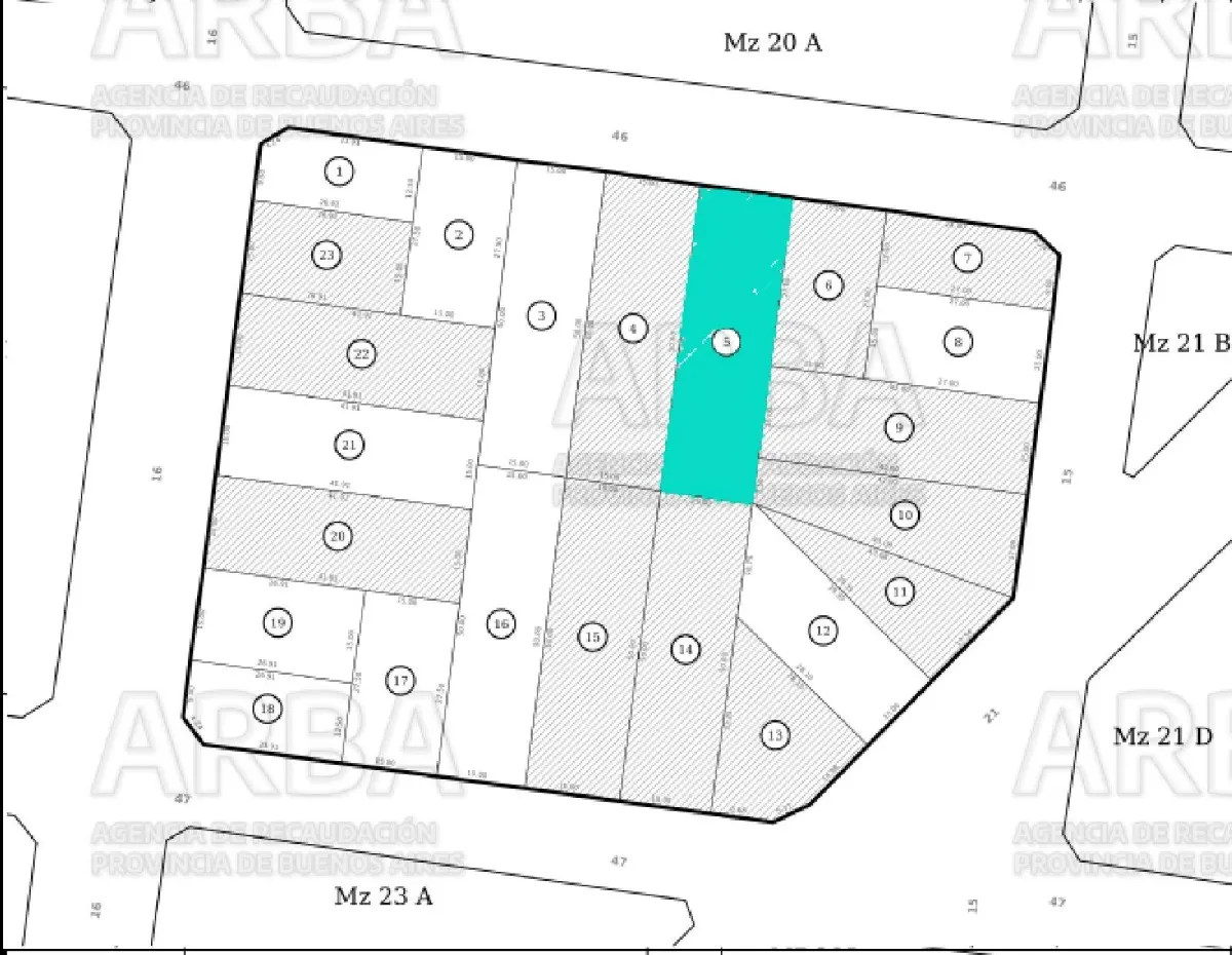 Santa Teresita Lote Baldío De 15 X 50m En Venta